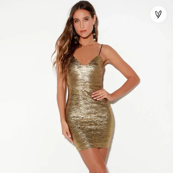 Lulus | Dresses | Lulus Leona Gold Bodycon Dress | Poshmark Lulus | Dresses | Lulus Leona Gold Bodycon Dress | Poshmark